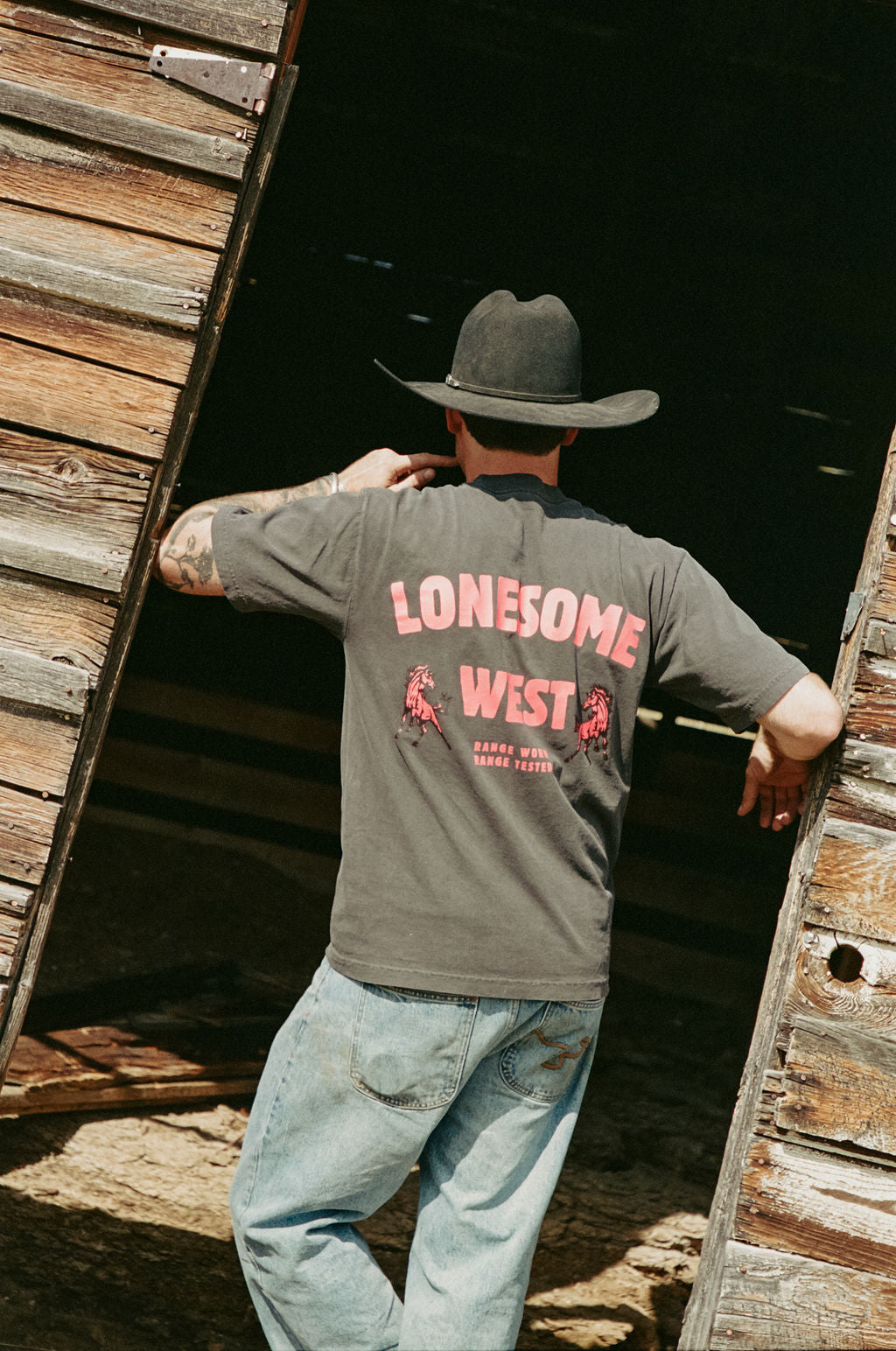 Lonesome West Black Staple Tee