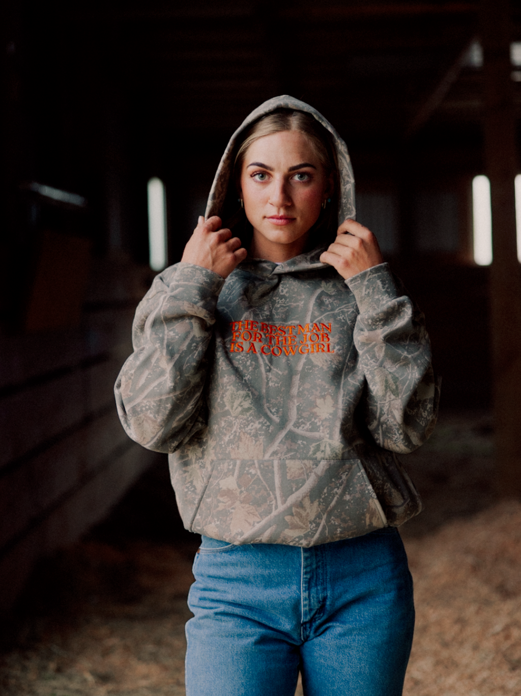 The Best Man For the Job Camo Hoodie