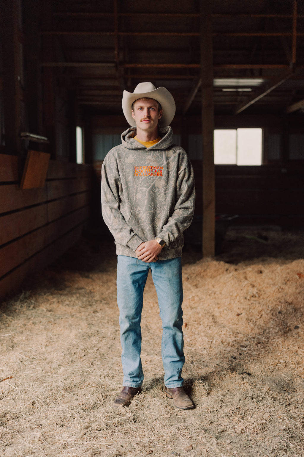The Best Man For the Job Camo Hoodie