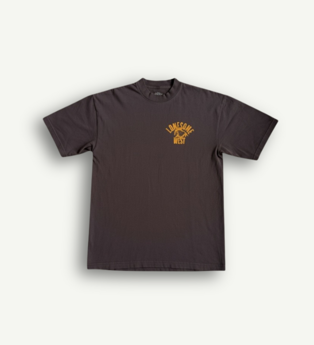 Lonesome West Brown Staple Tee