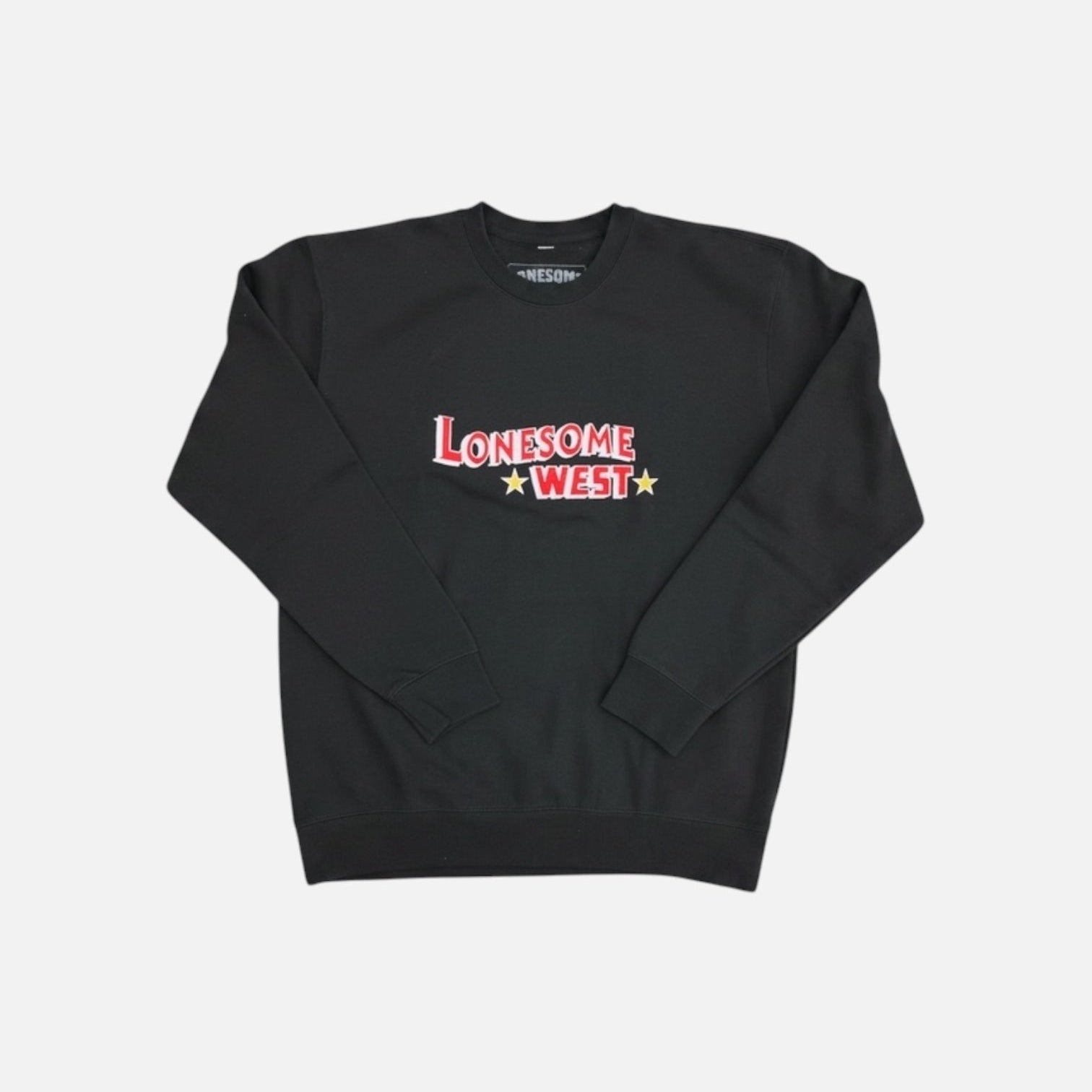 Lonesome West Navy Star Crewneck