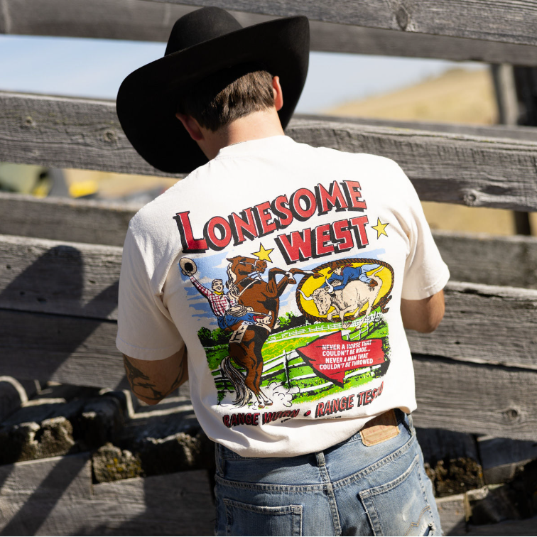 Lonesome West Creme Star T-Shirt