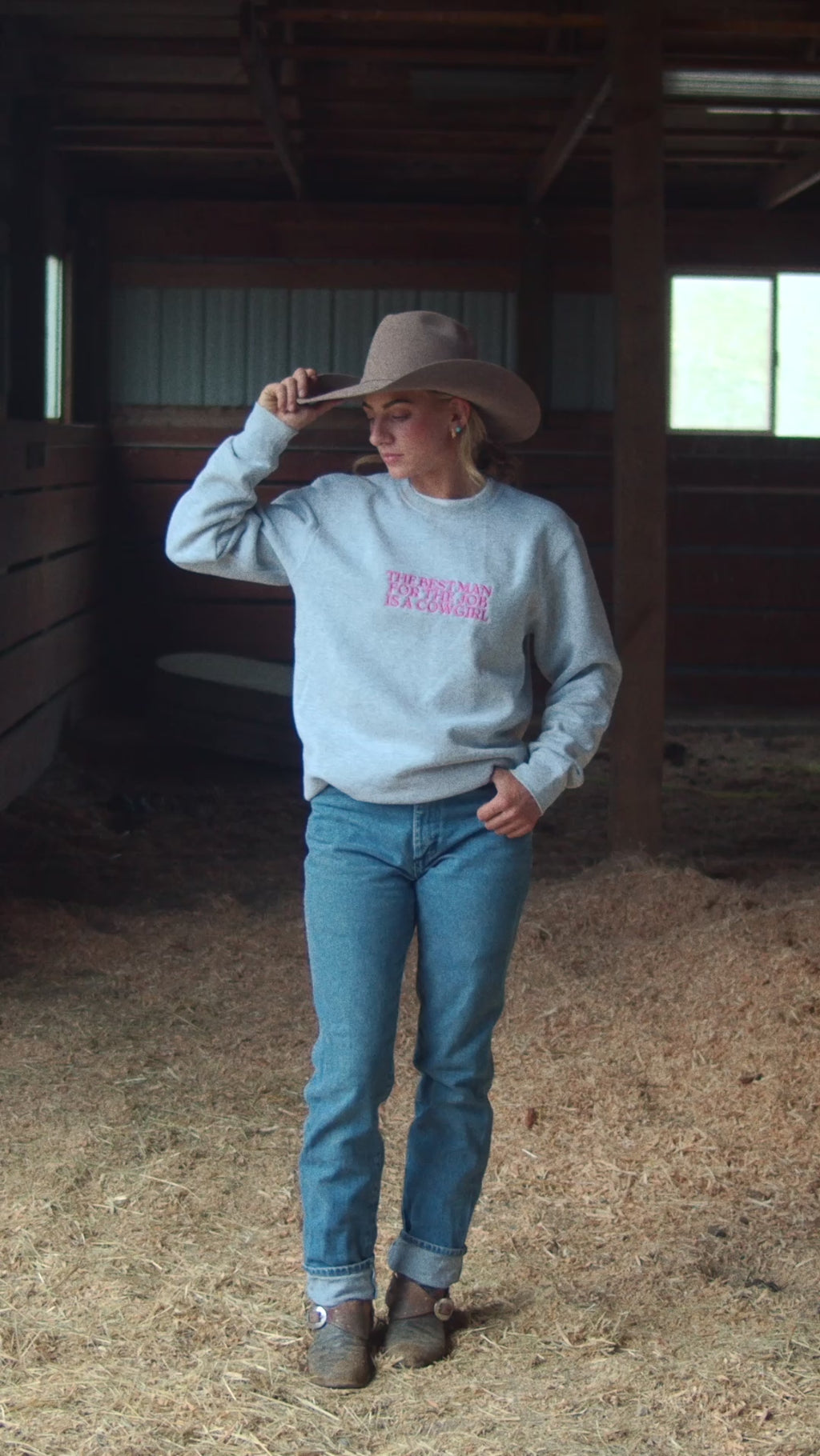 The Best Man For the Job Crewneck Sweater